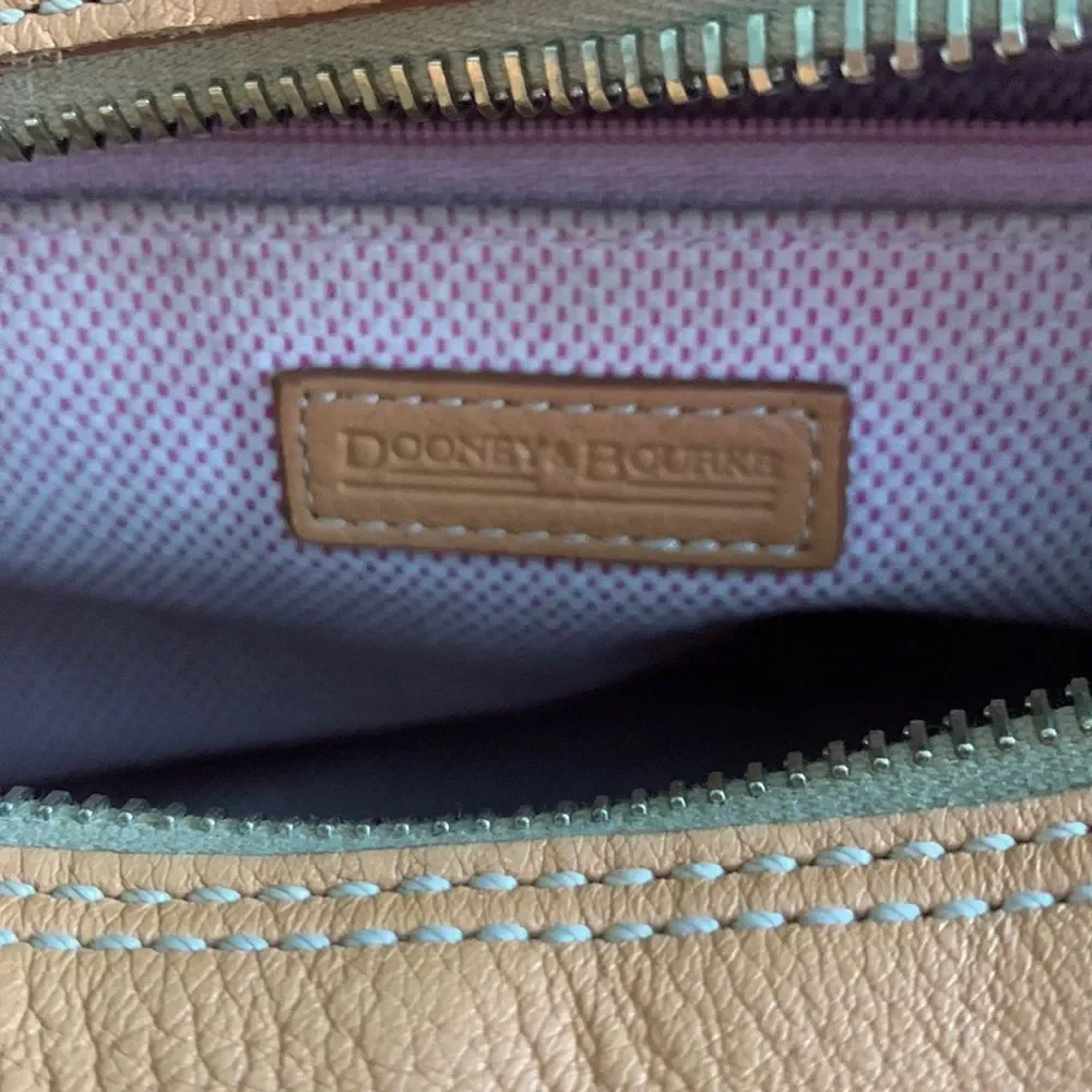 Dooney & Bourke Marchesa cognac pebble leather handbag